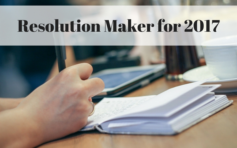 Resolution-Maker for 2017