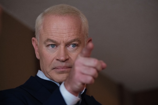 Neal McDonough as The Benefactor in "The Shift."  © 2023 Angel Studios. All Rights Reserved. 