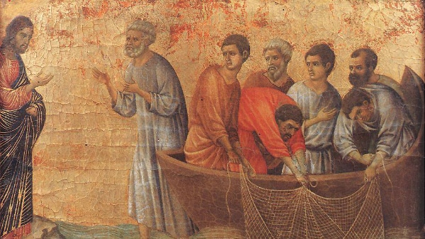 Detail of Appearance on Lake Tiberias by Duccio di Buoninsegna (Source: Wikimedia Commons) 